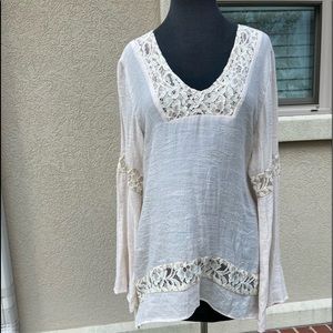 Living Doll Lace Trim Top
